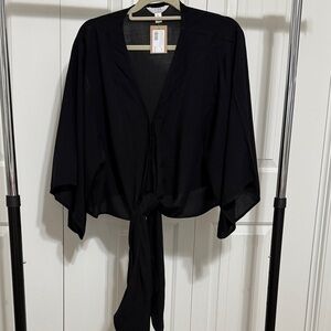 Elegant Black Women's Top